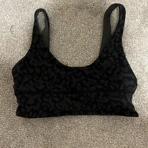 Lululemon Align Bra Reversible Graphite Grey and Formation Camo Coal Rejuvenate